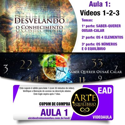 Cupom de Compra Vídeo-Aula: Desvelando o Conhecimento - AULA 1