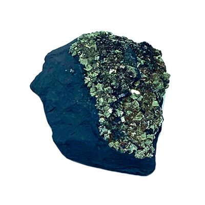 Pedra Sungita com Pirita Bruta