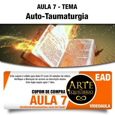 Cupom de Compra Vídeo-Aula: Arte do Equilíbrio - AULA 7