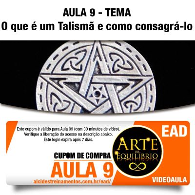 Cupom de Compra Vídeo-Aula: Arte do Equilíbrio - AULA 9