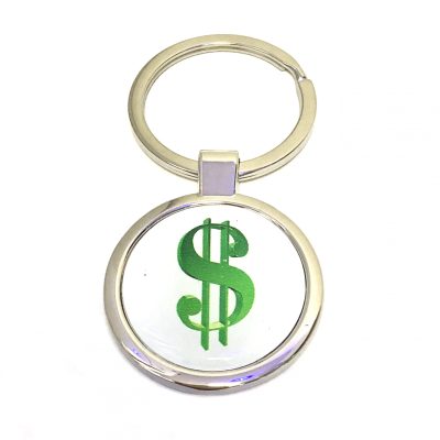 Chaveiro Metalizado Cifrão