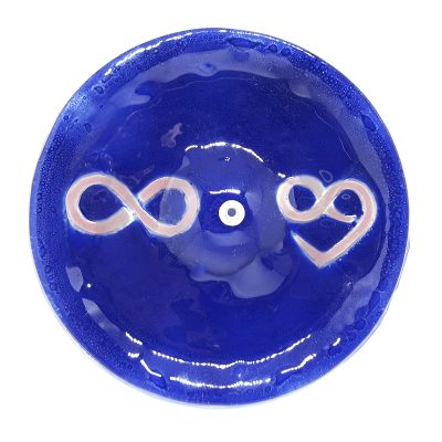 Incensário Coração e Infinito - Azul Escuro