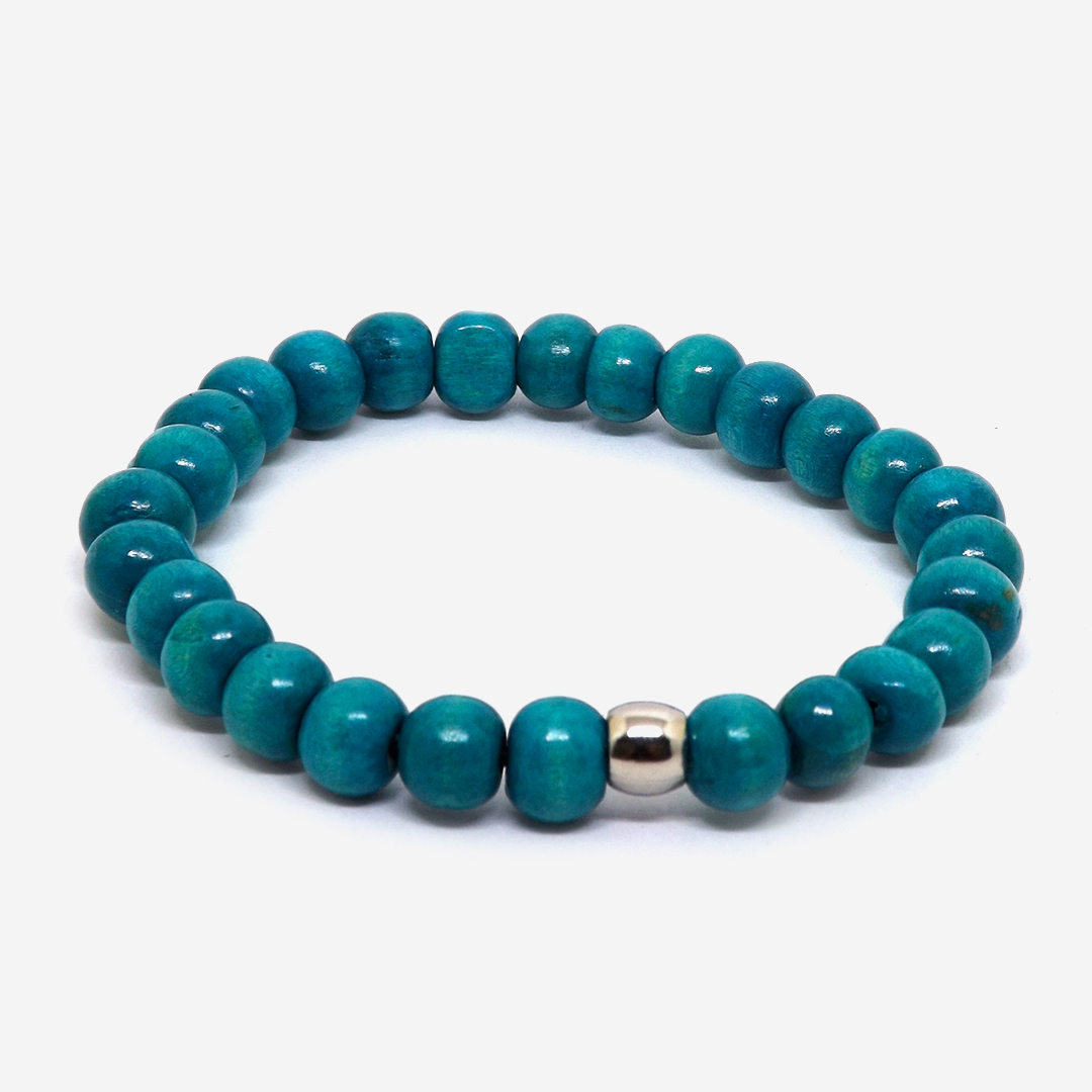 Pulseira Japamala Azul Claro - Imagem 3