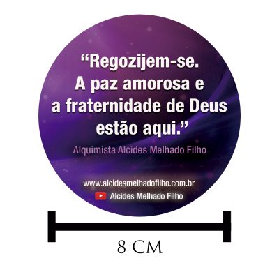 Adesivo Regozijem-se