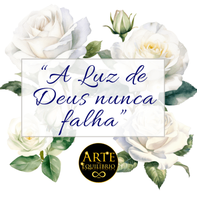 Mouse Pad A Luz de Deus Nunca Falha