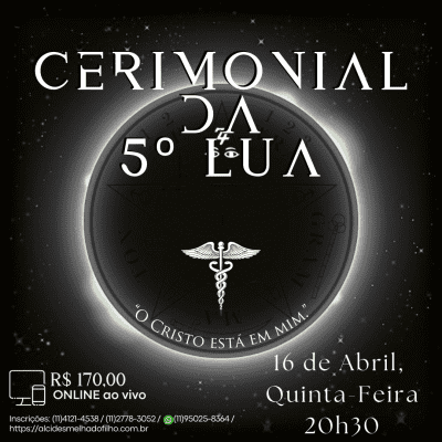 Curso Online e ao Vivo: Anjos - Cerimonial da 5ª Lua (Abril)