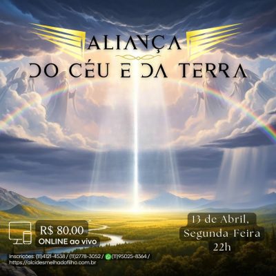 Curso Online e ao Vivo: Aliança do Céu e da Terra (Abril)