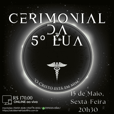 Curso Online e ao Vivo: Anjos - Cerimonial da 5ª Lua (Maio)