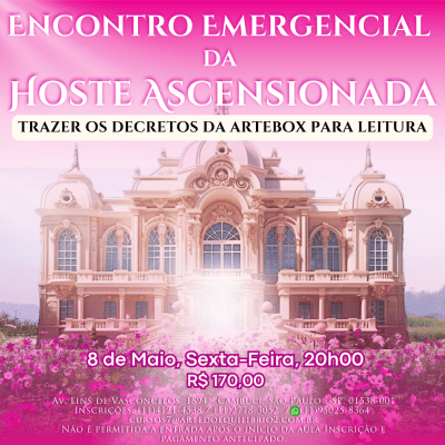 Encontro Emergencial da Hoste Ascensionada - (Maio)