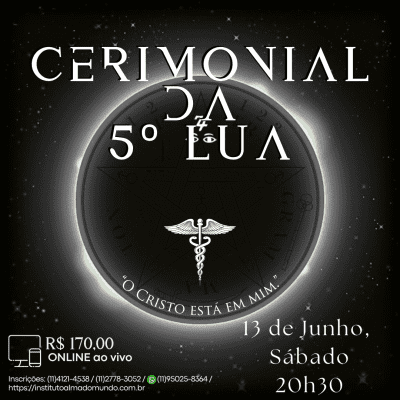 Curso Online e ao Vivo: Cerimonial da 5ª Lua (Junho)