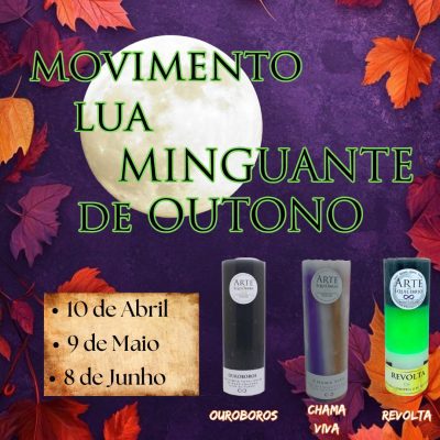 Velas Movimento Lua Minguante de Outono
