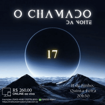 Curso Online e ao Vivo: O Chamado da Noite 17 (Junho)