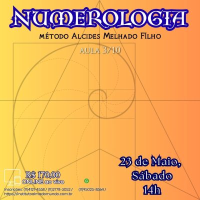 Curso Online e ao Vivo: Numerologia - Aula 3 - (Maio)
