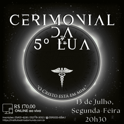 Curso Online e ao Vivo: Cerimonial da 5ª Lua (Julho)