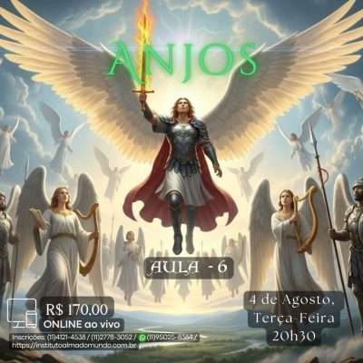 Curso Online e ao Vivo: Anjos - Aula 6 (Agosto)